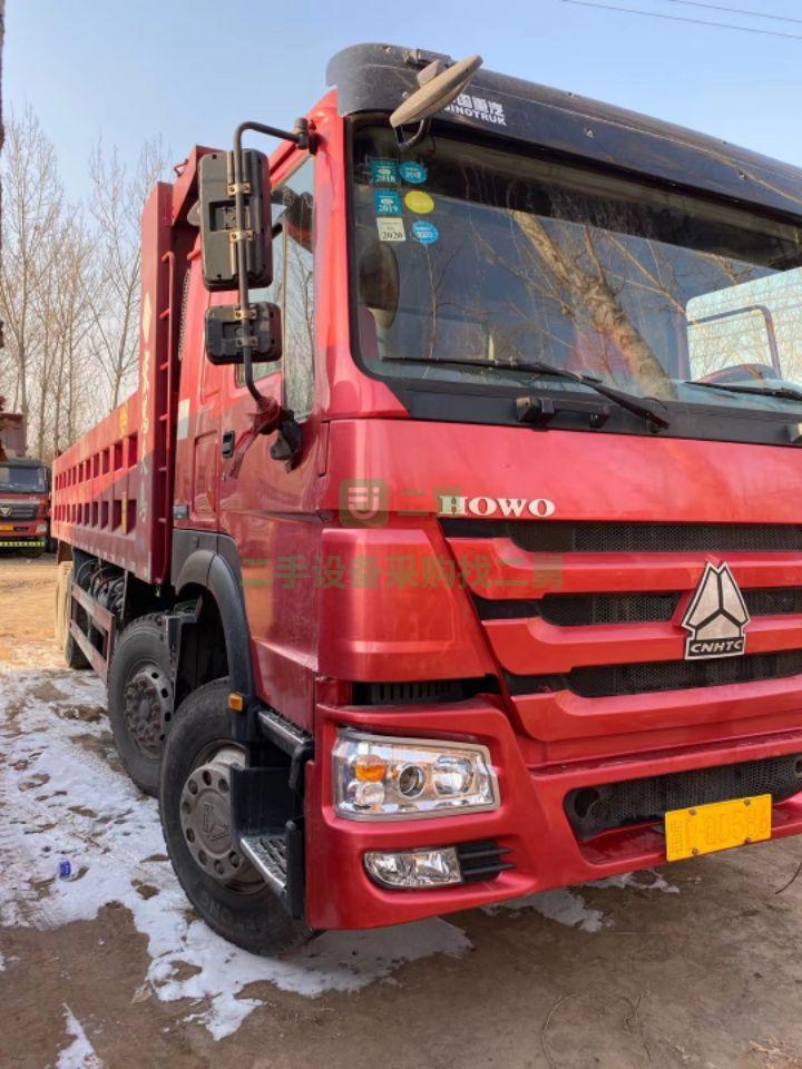 二手豪沃自卸車，國(guó)四排放