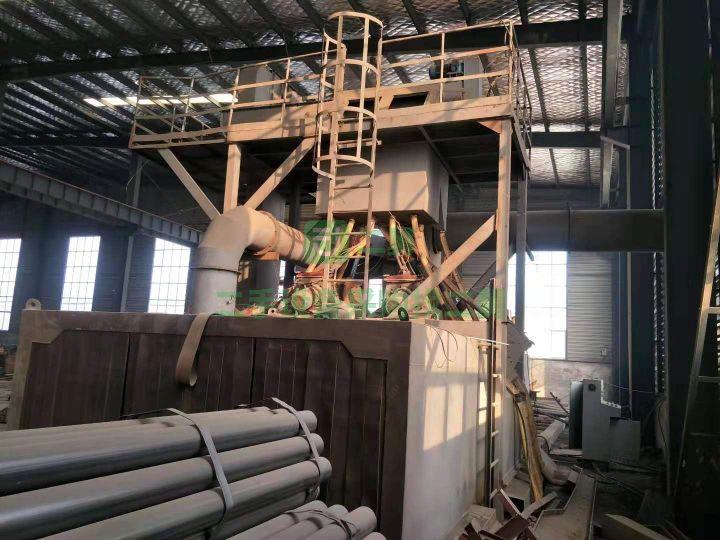 出售青島雙星通過式拋丸機6931