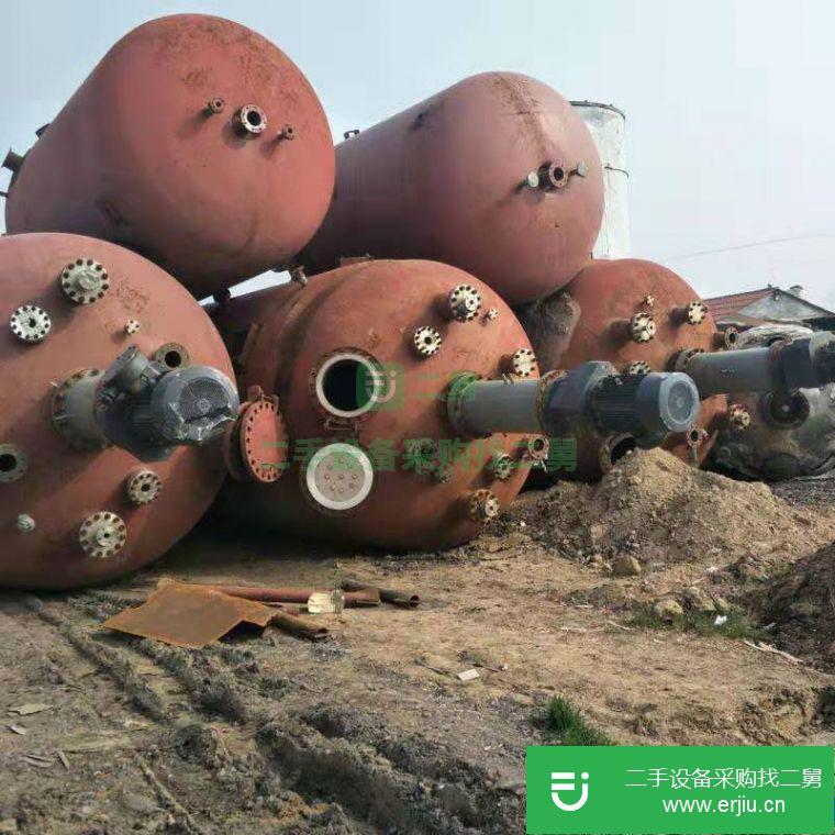 轉讓:二手5噸搪瓷反應釜1噸、2噸、3噸、4噸、5噸、8噸、10噸、出售二手10噸