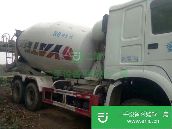 轉讓處理二手豪沃14年大12方攪拌車 全手續 二手混凝土攪拌罐車