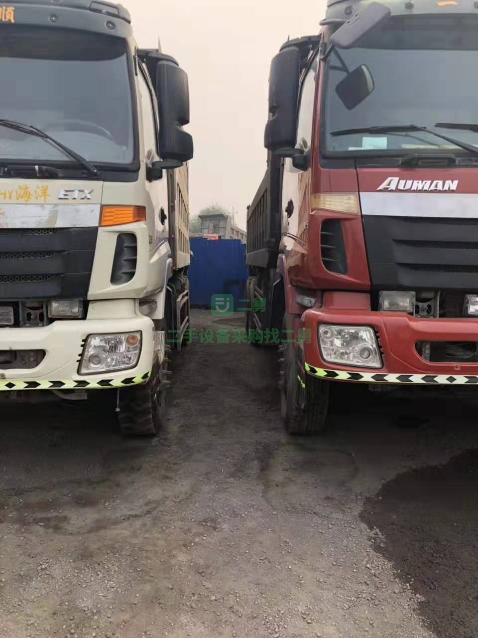 出售17年7月，歐曼后八輪自卸車，手續齊全，一臺6米一臺6.2米貨箱