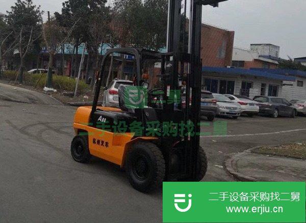 4米圓抱夾叉車，合力自動擋柴油二手叉車，免費送貨