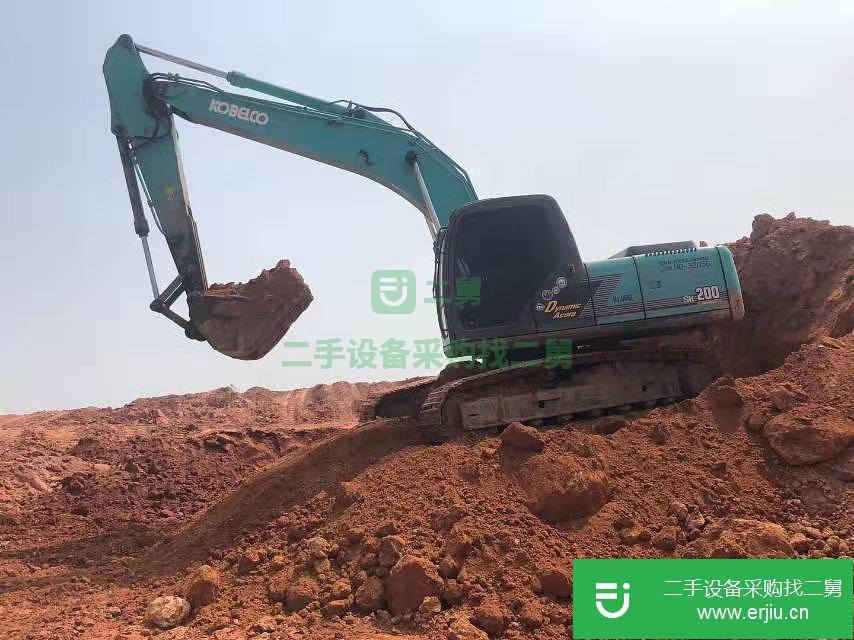 低價轉讓神鋼 SK200-6E二手挖掘機進口報關 (個人轉讓)