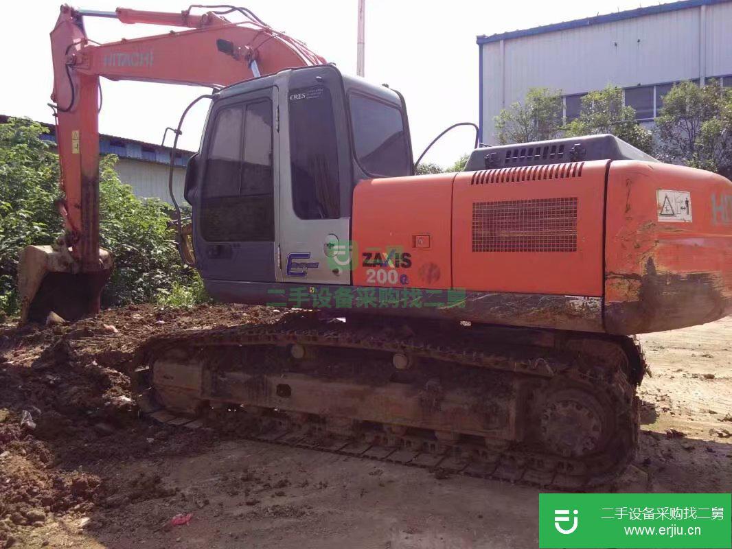 低價急出純工地二手挖掘機日立200-3手續齊全包送到家 (低價轉讓純工程土方車)