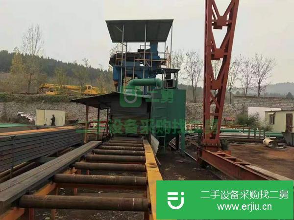 轉讓急售通過試拋丸機開口1.3米乘2米8臺11千瓦高效拋丸器