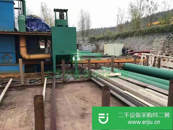 轉讓急售通過試拋丸機開口1.3米乘2米8臺11千瓦高效拋丸器