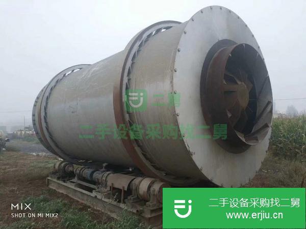 低價出售二手3x12m三筒烘干機 附件齊全 安裝調試