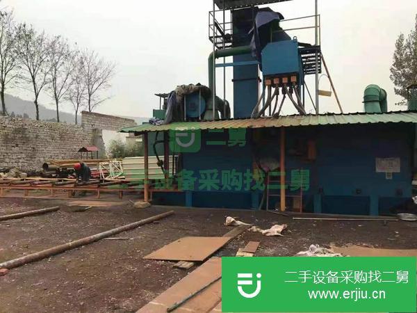 轉讓急售通過試拋丸機開口1.3米乘2米8臺11千瓦高效拋丸器