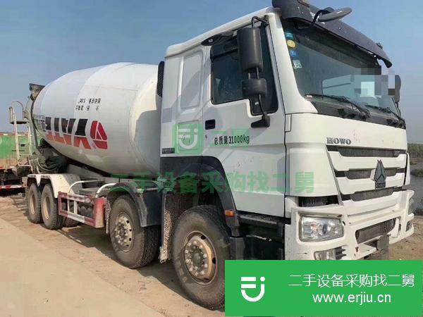 轉讓銷售二手混泥土攪拌罐車 可按揭 二手豪沃18年國五大20方攪拌車