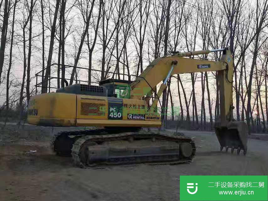 個人閑置一手純土方小松450-7二手挖掘機低價急轉 (質保一年，包送到家)