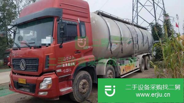 現車出售15年東風天龍正干活車車沒洗,拉50方左右二手水泥罐車,