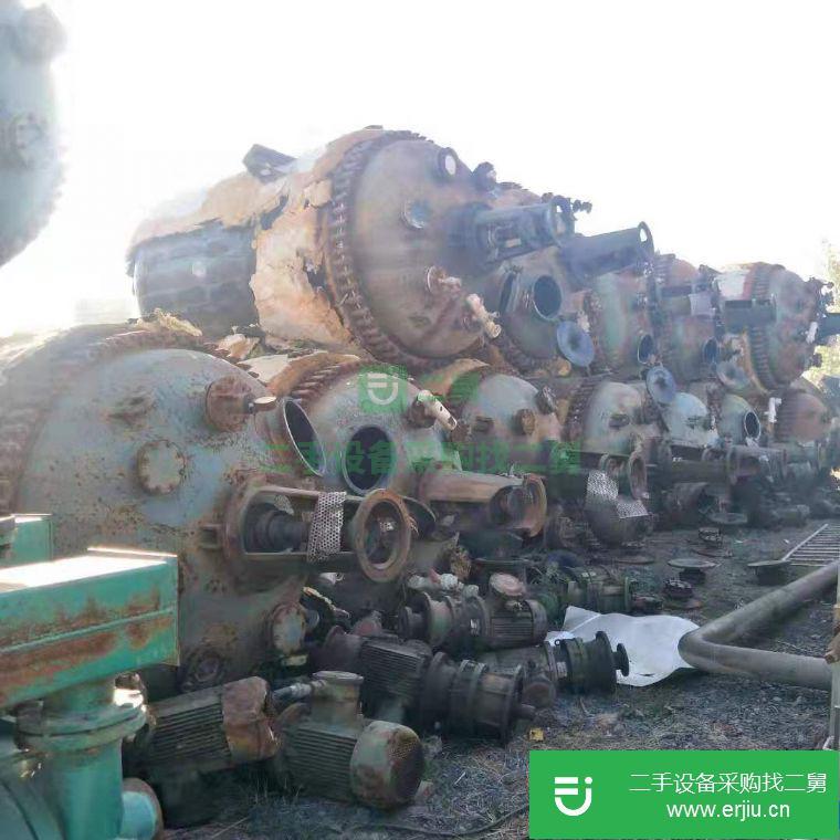 轉讓:二手5噸搪瓷反應釜1噸、2噸、3噸、4噸、5噸、8噸、10噸、出售二手10噸