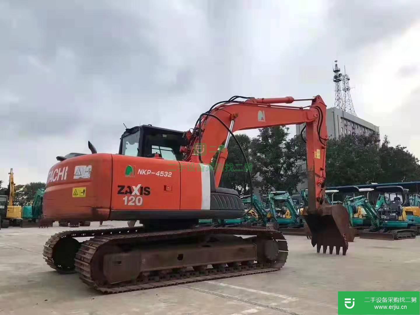 工地不干了轉讓日立120-3二手挖掘機 (個人急售自己用保養好)