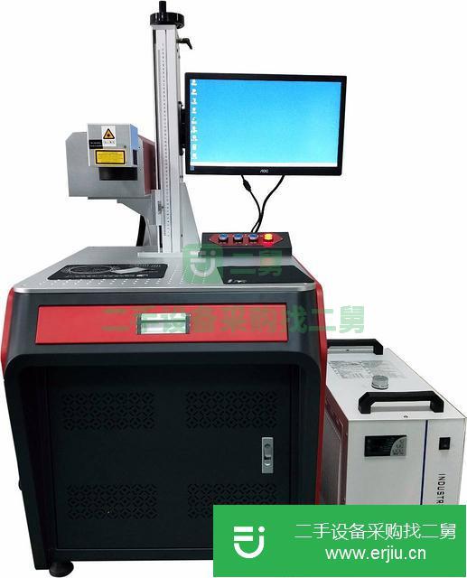 轉讓惠陽充電頭塑膠激光打標機 紫光塑料激光打碼機