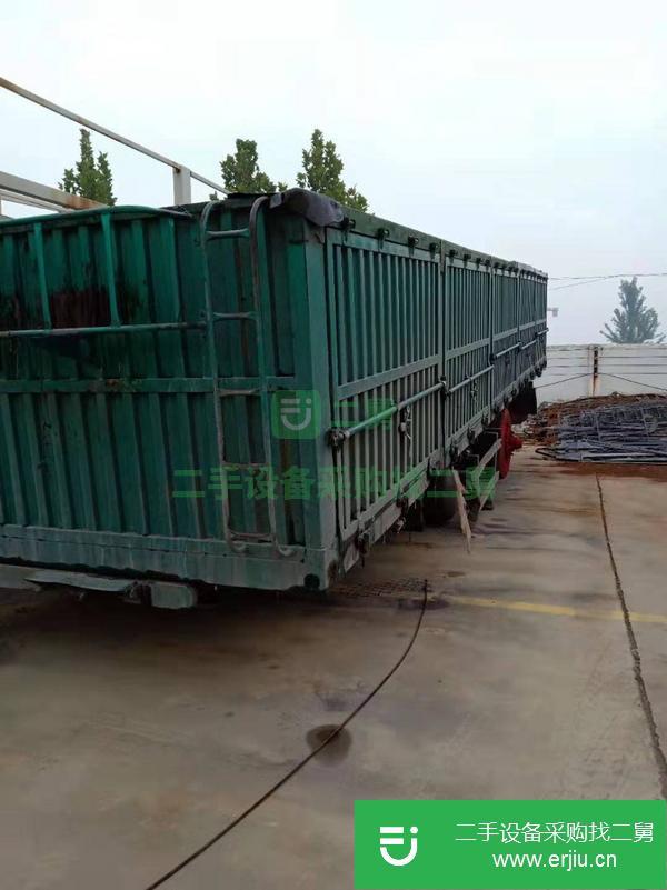 轉(zhuǎn)讓處理一批11米一體側(cè)翻半掛車 原車原版