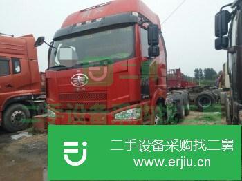 轉(zhuǎn)讓二手解放J6雙驅(qū)牽引車420馬力國五寒區(qū)版  全國包提檔包過戶