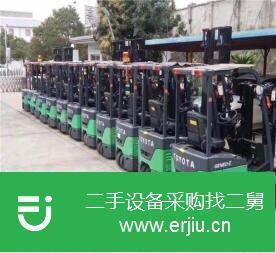 二手豐田1.5噸電動叉車個人轉讓，狹窄倉庫原地轉彎二手叉車