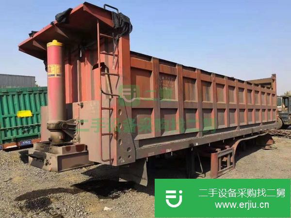 轉讓一批二手后翻半掛車 價格美麗 車況好