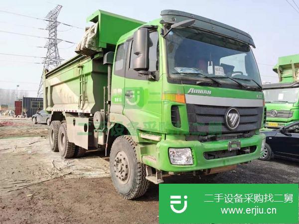 轉讓二手歐曼后八輪自卸車5米8 375馬力