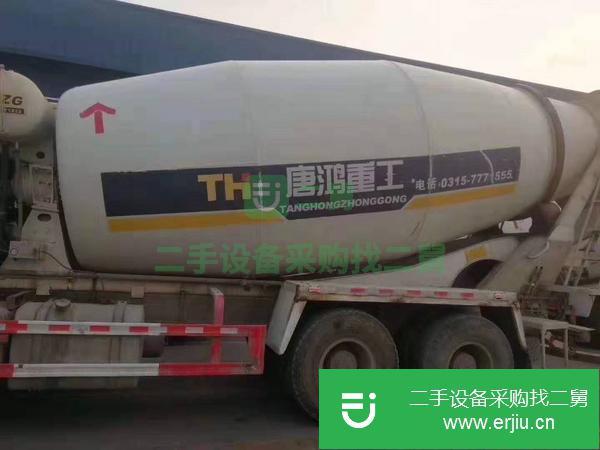 轉讓16年二手豪沃攪拌車 380馬力 大14方 后八輪