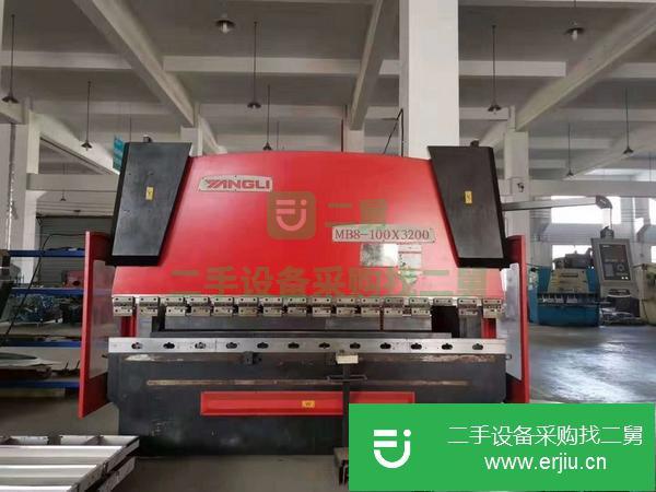 出售14年楊力產100/3200電液伺服折彎機
