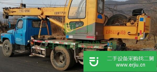 吊車出售:10年鐵象八噸,手續齊全,可過戶,