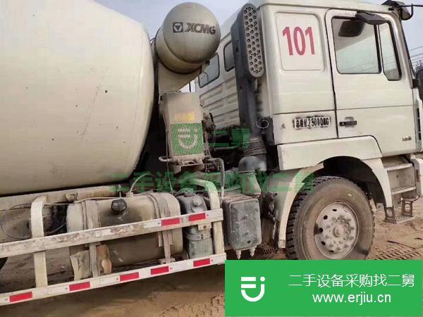 轉讓二手德龍國四14年大12方攪拌車 手續齊全 二手攪拌罐車