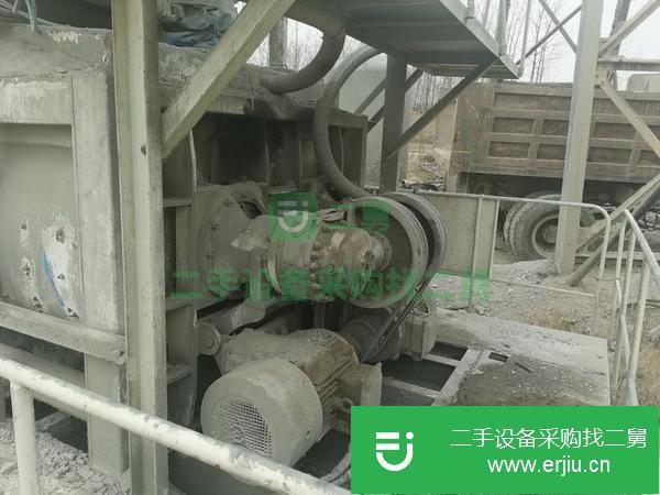 出售二手75型混凝土攪拌站設備，1.5方爬斗型占地面積小出料快