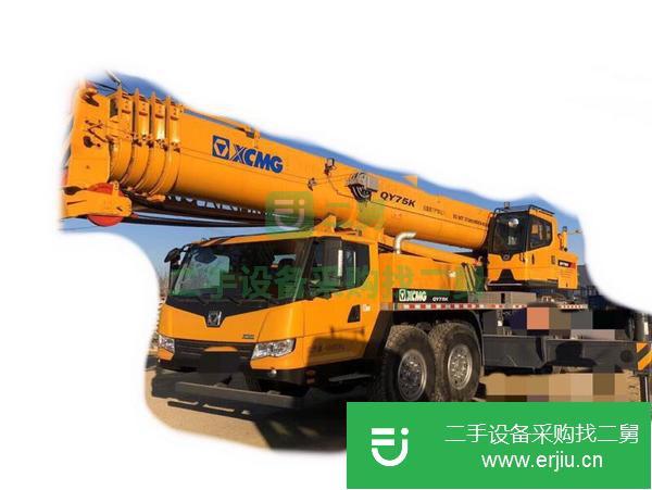 轉(zhuǎn)讓二手的18年12月出廠 1000多小時(shí) 徐工75k吊車車況精品 新車狀態(tài)