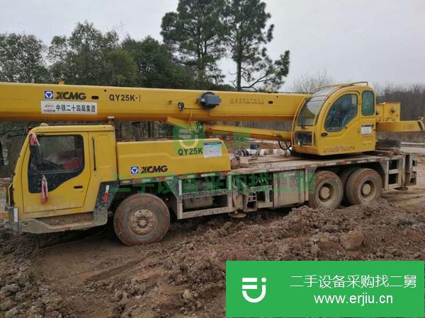 轉(zhuǎn)讓二手的09年10月徐工25k-1吊車