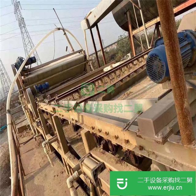 江蘇南京出售二手3X12帶式壓濾機 25T產量設備