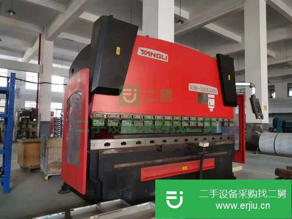 出售14年楊力產100/3200電液伺服折彎機