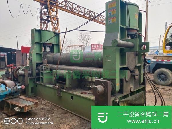 轉(zhuǎn)讓二手實(shí)心國(guó)標(biāo)W11S-40*3200液壓數(shù)控全自動(dòng)卷板機(jī)