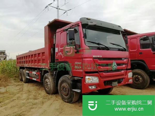 個人低價出售17年國五8.2米豪沃前四后八自卸車,二手翻斗車