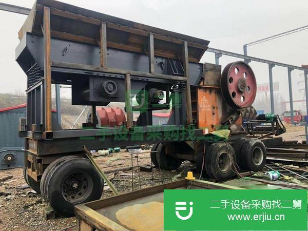 轉(zhuǎn)讓出售二手移動(dòng)破碎機(jī)制沙機(jī)