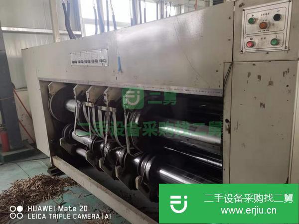 三色高速水墨印刷開槽機轉讓