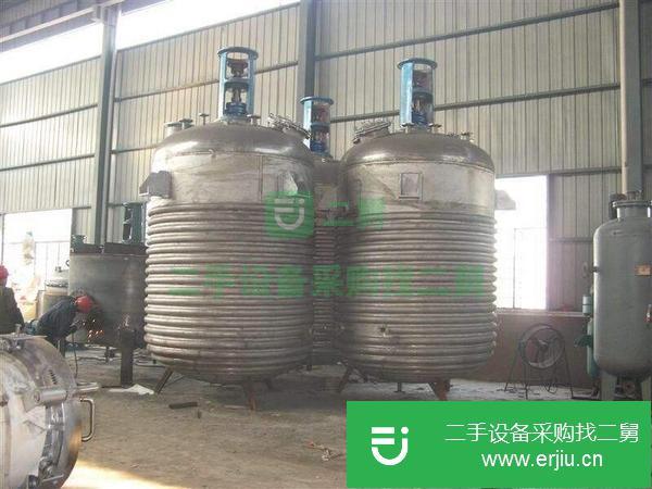 轉讓低價處理二手全自動不銹鋼反應釜 二手導熱油加熱反應釜 二手常壓反應釜