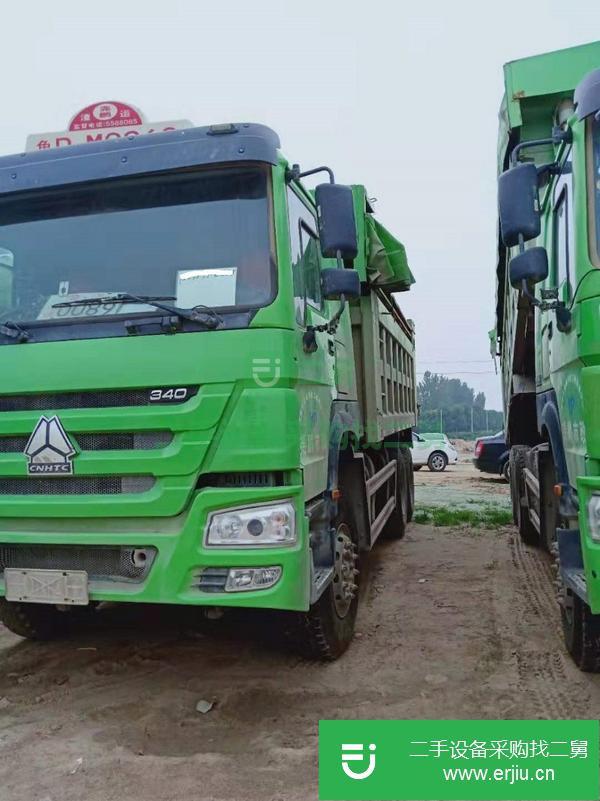 急轉17年二手豪沃自卸車 340馬力 后八輪
