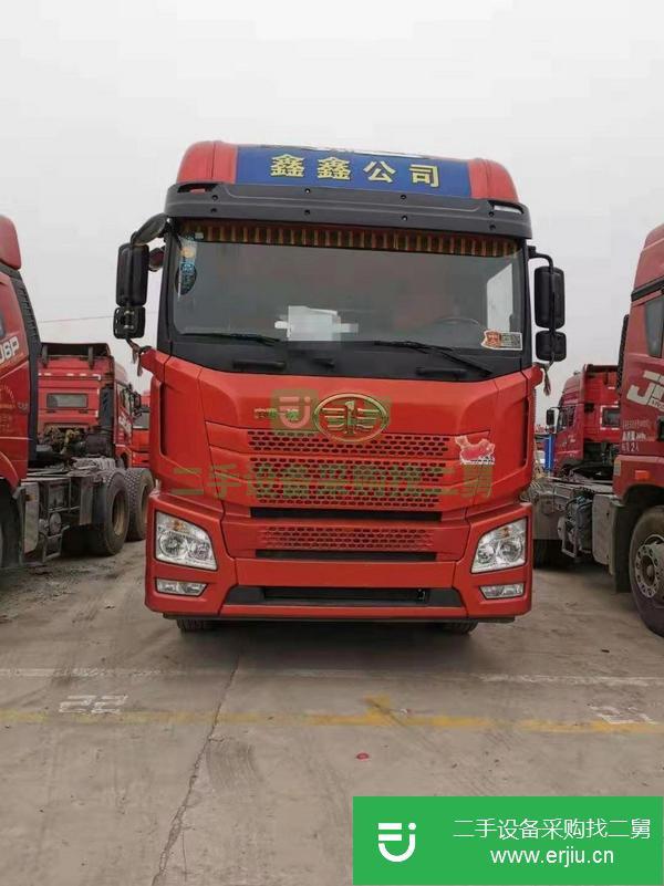 轉讓售二手解放JH6牽引車 國五 雙驅輕體 420馬力 錫柴發動機