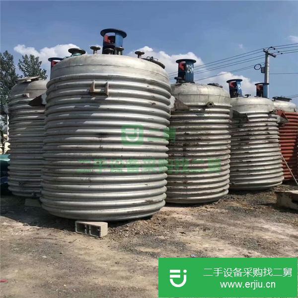 出售二手盤管反應釜 二手常壓反應釜 二手樹脂反應釜