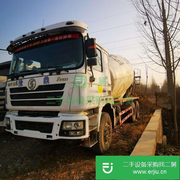 轉讓二手13年德龍大14方攪拌車 全手續 二手混泥土攪拌罐車