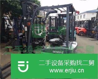 二手豐田1.5噸電動叉車個人轉讓，狹窄倉庫原地轉彎二手叉車