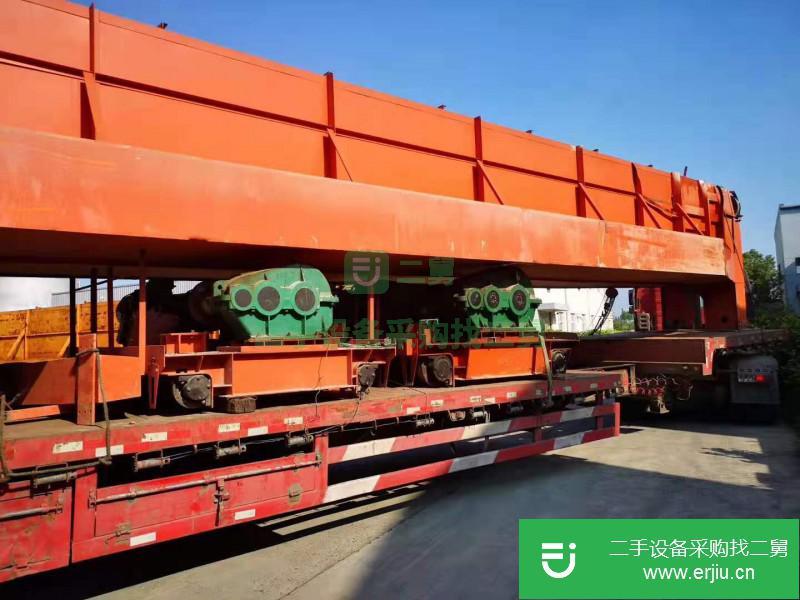 出售二手的QD雙梁天車10噸跨度28.5米一臺，卷揚機