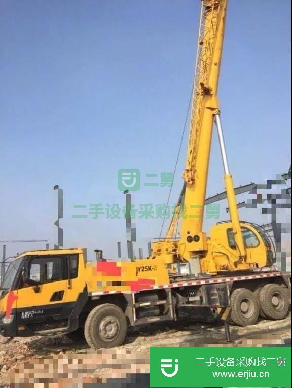 出售二手的八成新的國三,徐工25K-2吊車