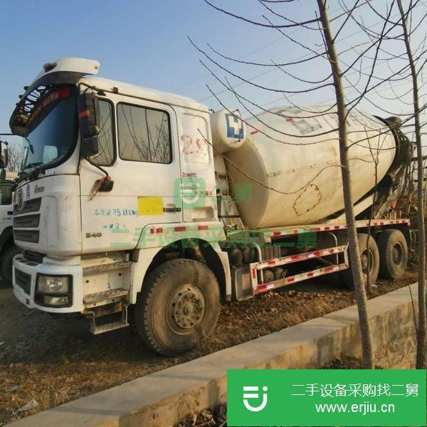 轉讓二手13年德龍大14方攪拌車 全手續 二手混泥土攪拌罐車
