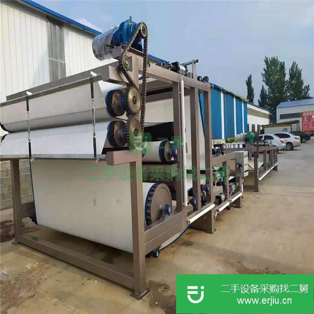 江蘇南京出售二手3X12帶式壓濾機 25T產量設備