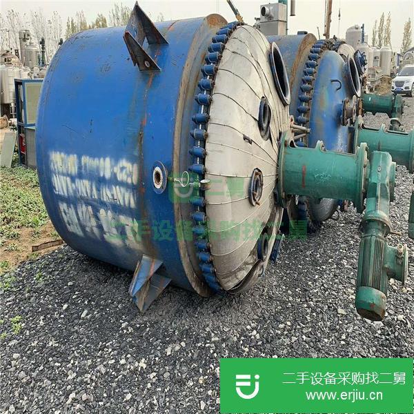 出售二手盤管反應釜 二手常壓反應釜 二手樹脂反應釜