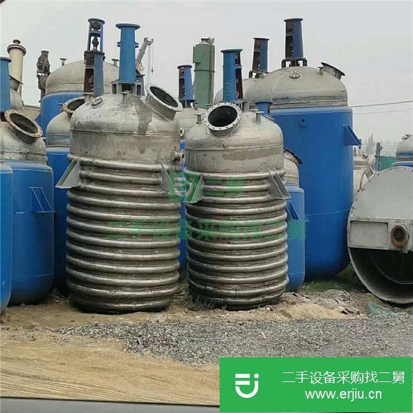 出售二手不銹鋼真空反應釜 二手常壓反應釜 二手搪瓷反應釜