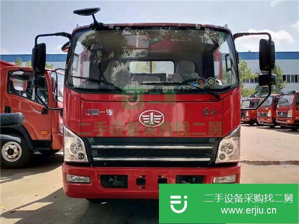 轉讓解放的藍牌平板運輸車板車拖挖機用的板車   包上牌