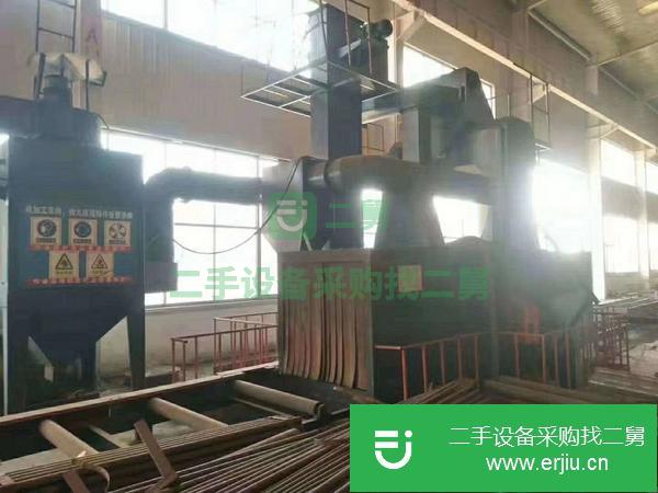 低價出售江蘇產輥道通過式拋丸機1414，6個11的拋投